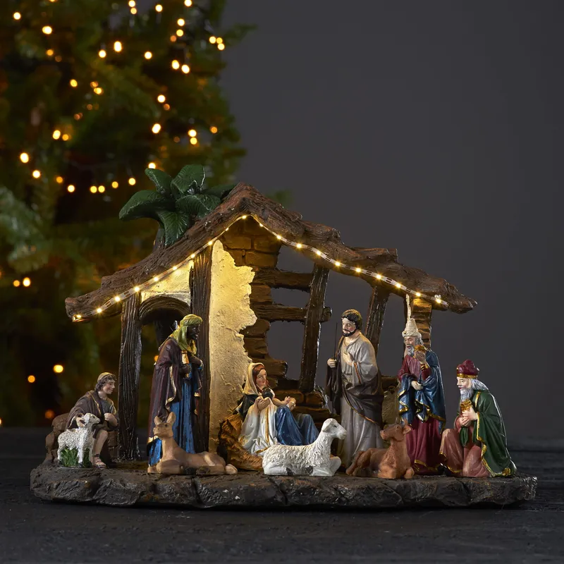 Scenka świąteczna szopka Led NATIVITY — zdjęcie 8