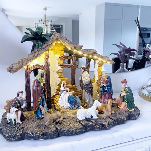 Scenka świąteczna szopka Led NATIVITY — zdjęcie 9
