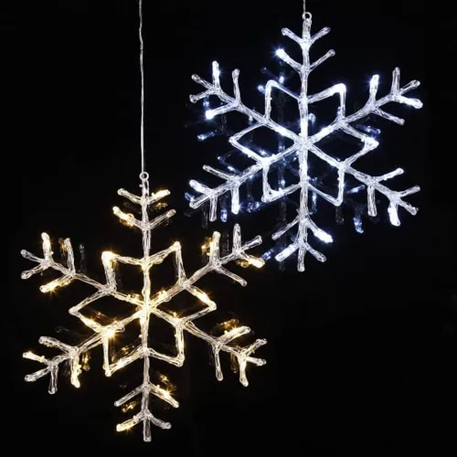 Śnieżynka wisząca biała ciepła Led ANTARCTICA 40cm — zdjęcie 3