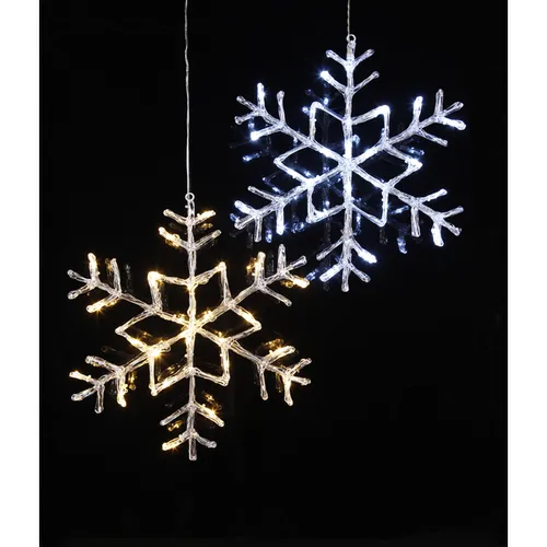 Śnieżynka wisząca biała ciepła Led ANTARCTICA 40cm — zdjęcie 4