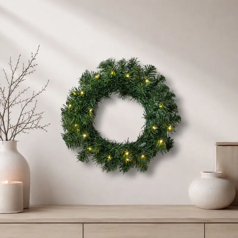 Wianek z oświetleniem Led DALBO 40cm na baterie — zdjęcie 3