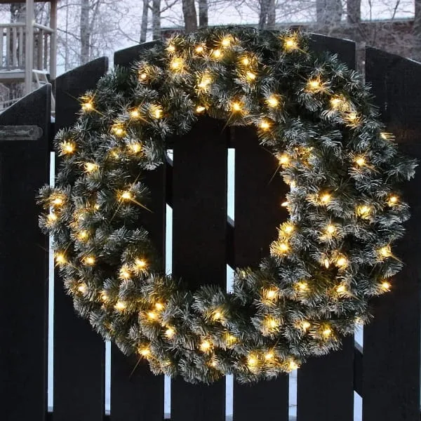 Wianek z oświetleniem Led EDMONTON 90cm — zdjęcie 3