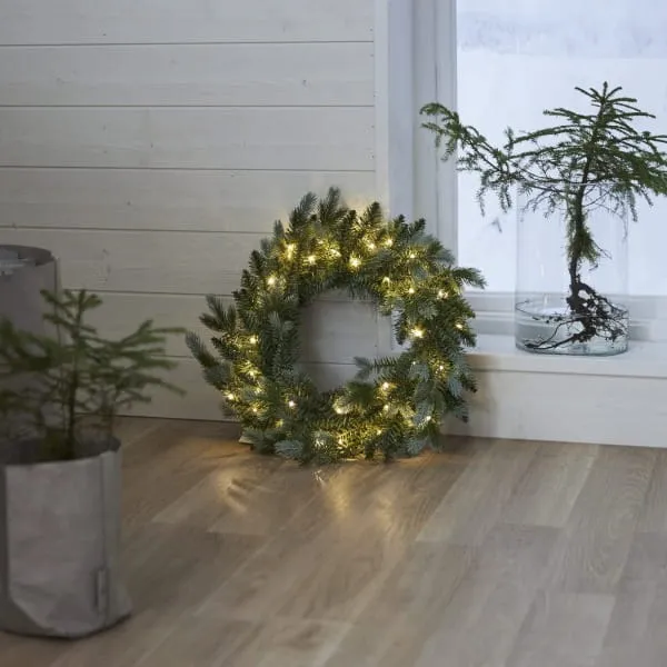 Wianek z oświetleniem Led GREYLAND 55cm na baterie — zdjęcie 3