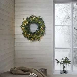 Wianek z oświetleniem Led GREYLAND 80cm na baterie