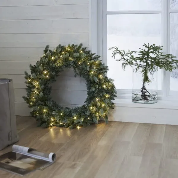 Wianek z oświetleniem Led GREYLAND 80cm na baterie — zdjęcie 5