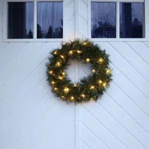 Wianek z oświetleniem Led PINE 50cm