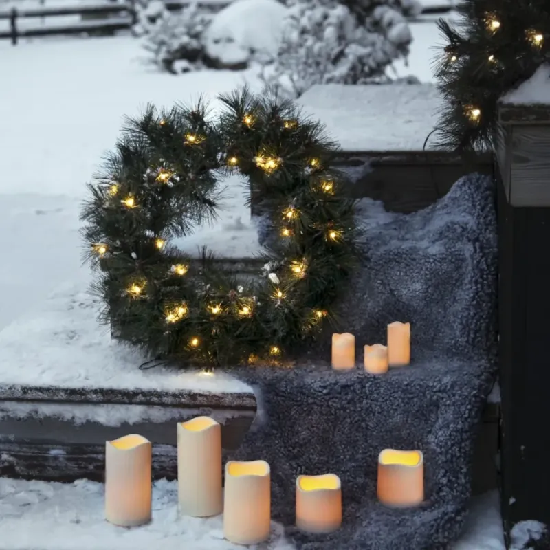 Wianek z oświetleniem Led PINE 50cm — zdjęcie 3