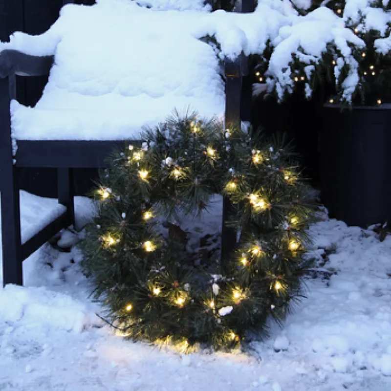 Wianek z oświetleniem Led PINE 50cm — zdjęcie 6