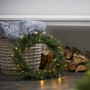 Wianek z oświetleniem Led THUJA 40cm na baterie