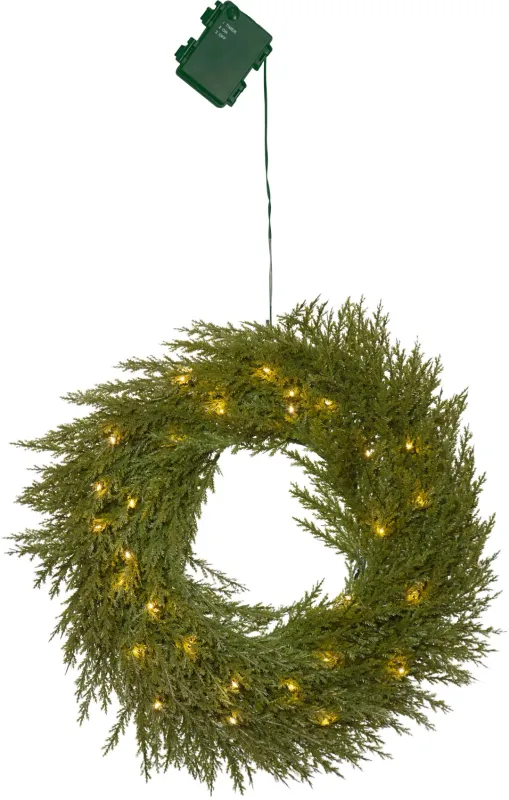 Wianek z oświetleniem Led THUJA 45cm na baterie — zdjęcie 2