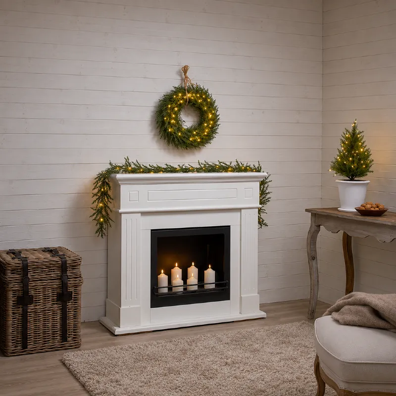 Wianek z oświetleniem Led THUJA 45cm na baterie — zdjęcie 7