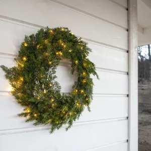 Wianek z oświetleniem Led THUJA 60cm na baterie