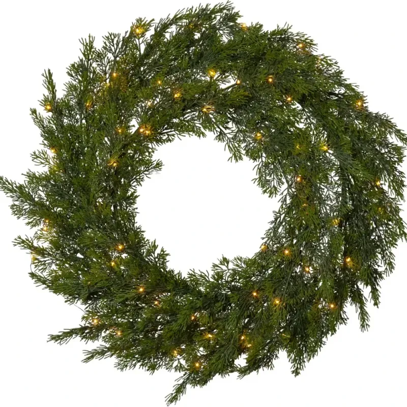 Wianek z oświetleniem Led THUJA 60cm na baterie — zdjęcie 2