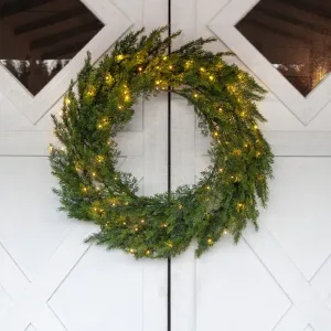 Wianek z oświetleniem Led THUJA  80cm