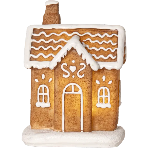 Zestaw 12 scenek chatka z piernika led GINGERVILLE — zdjęcie 5
