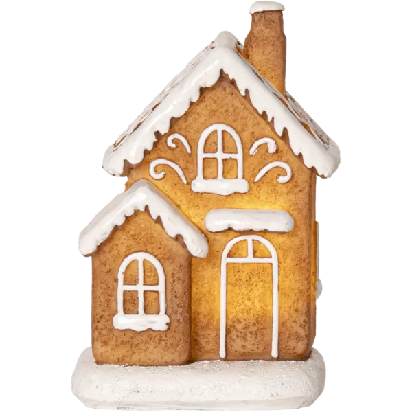 Zestaw 12 scenek chatka z piernika led GINGERVILLE — zdjęcie 6