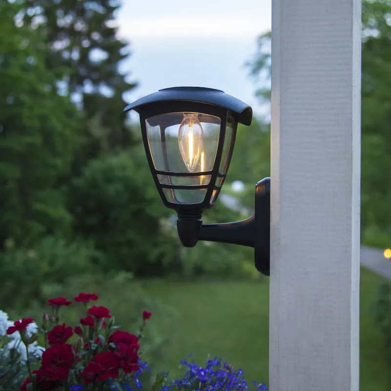 Kinkiet ogrodowy LED solarny FELIX — zdjęcie 3