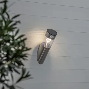Kinkiet solarny ogrodowy LED MARBELLA czujnik ruchu 10-80 lm