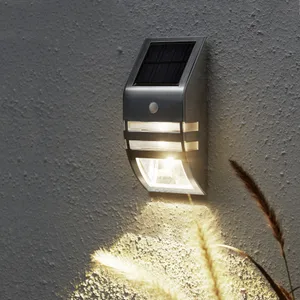 Kinkiet solarny ogrodowy LED WALLY czujnik ruchu 2-50 lm