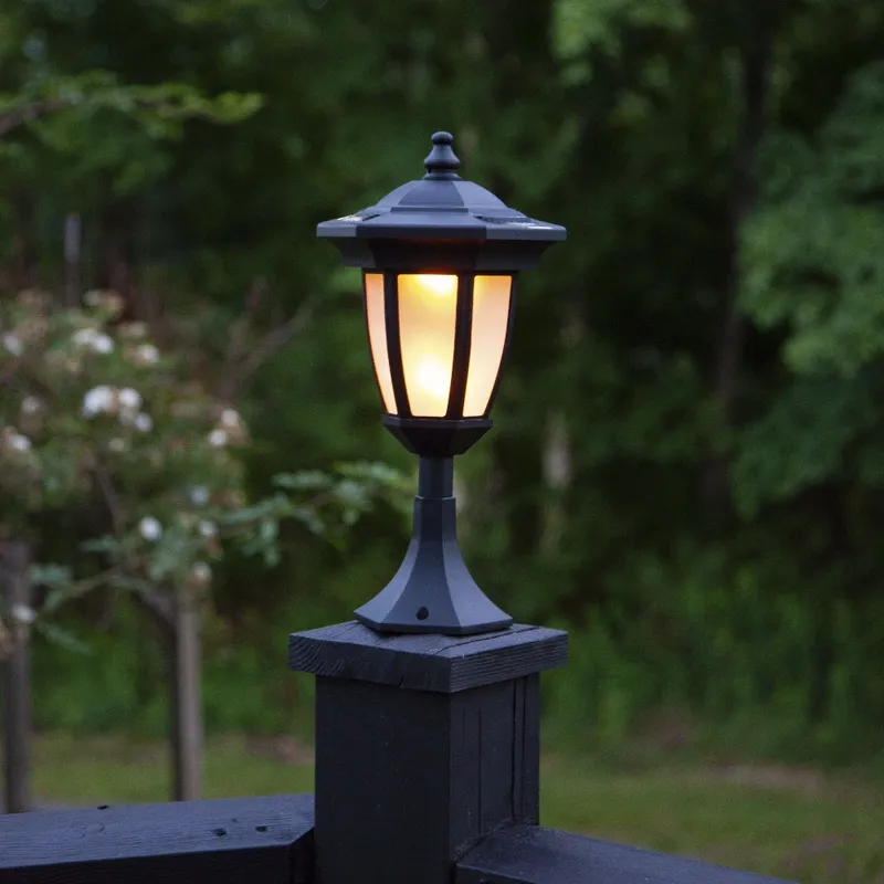 Lampa solarna ogrodowa LED FLAME 3w1 uniwersalny montaż — zdjęcie 4