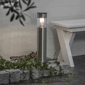 Lampa solarna ogrodowa LED stojąca MARBELLA czujnik ruchu 10-80 lm
