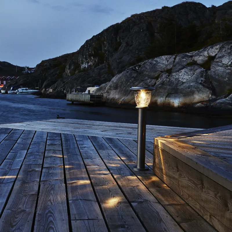 Lampa solarna ogrodowa LED stojąca PIREUS — zdjęcie 6