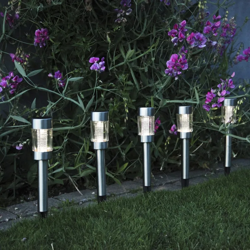 Lampa solarna ogrodowa LED wbijana BASTIA — zdjęcie 4