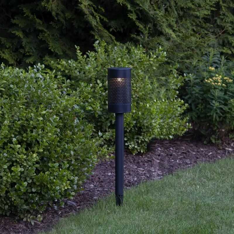 Lampa solarna ogrodowa LED wbijana BLACE — zdjęcie 3