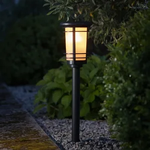 Lampa solarna ogrodowa LED wbijana FLAME efekt płomienia