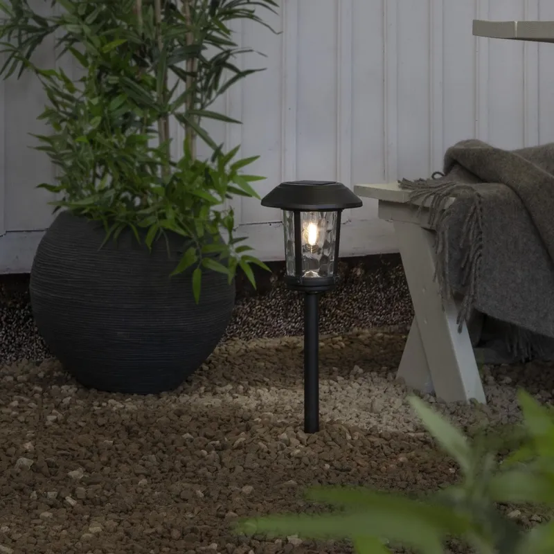 Lampa solarna ogrodowa LED wbijana FLORIAN — zdjęcie 3