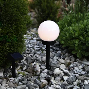 Lampa solarna ogrodowa LED wbijana GLOBUS