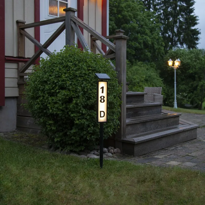 Lampa solarna ogrodowa LED wbijana PATHY — zdjęcie 4