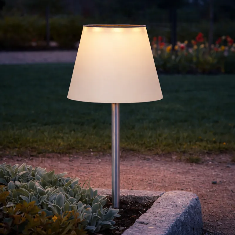 Lampa solarna ogrodowa LED wbijana SOLINI — zdjęcie 5