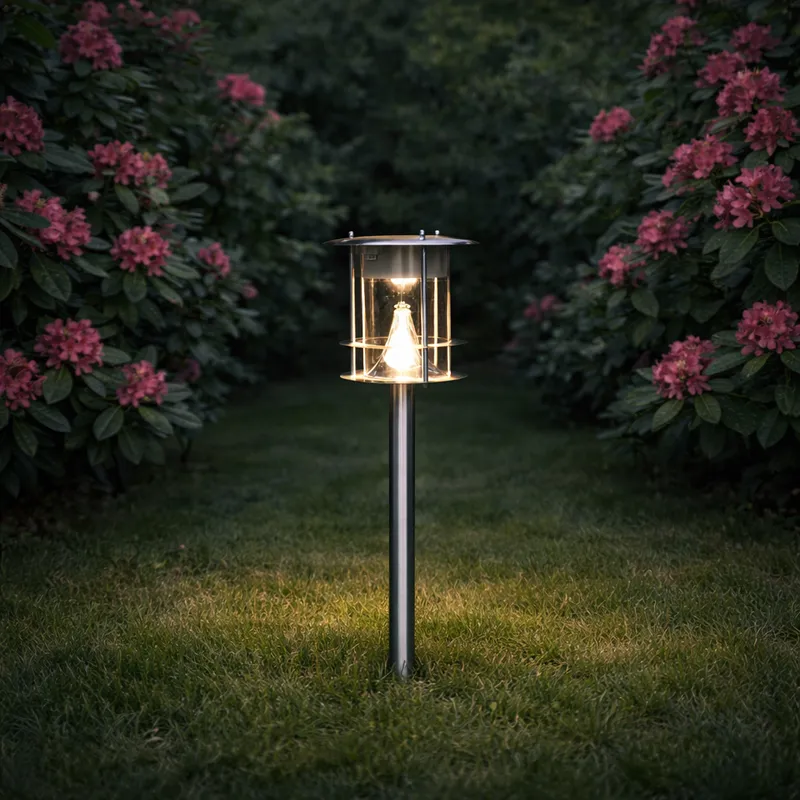 Lampa solarna ogrodowa LED wbijana VALENCIA — zdjęcie 3