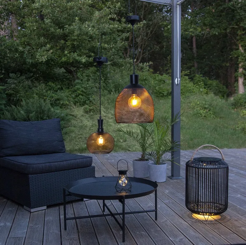 Lampa solarna ogrodowa LED wisząca SUNLIGHT — zdjęcie 6