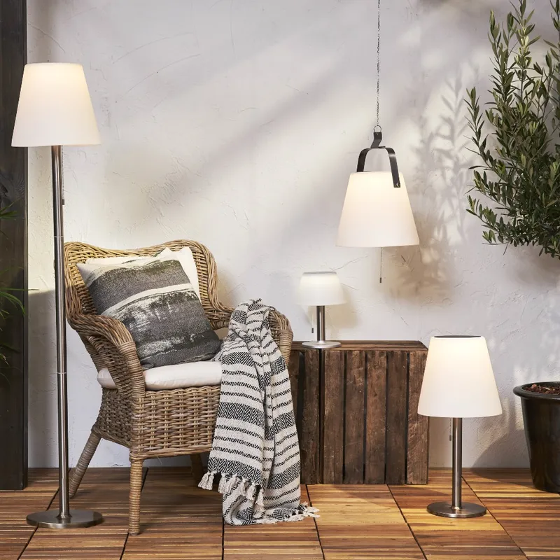 Lampa solarna wisząca ogrodowa LED SOLIA 3-stopniowa regulacja mocy — zdjęcie 6