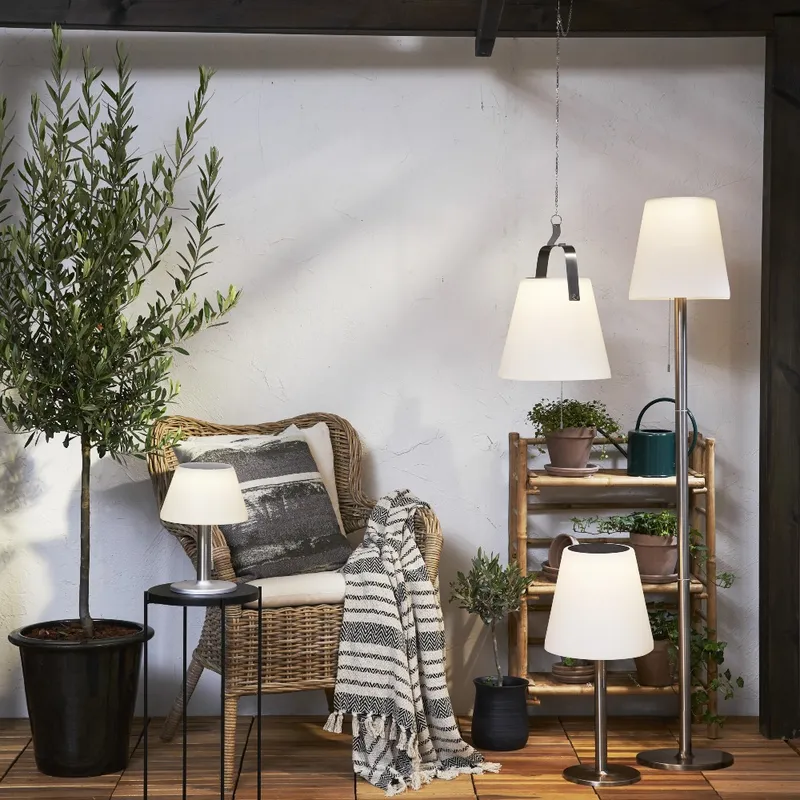 Lampa solarna wisząca ogrodowa LED SOLIA 3-stopniowa regulacja mocy — zdjęcie 7