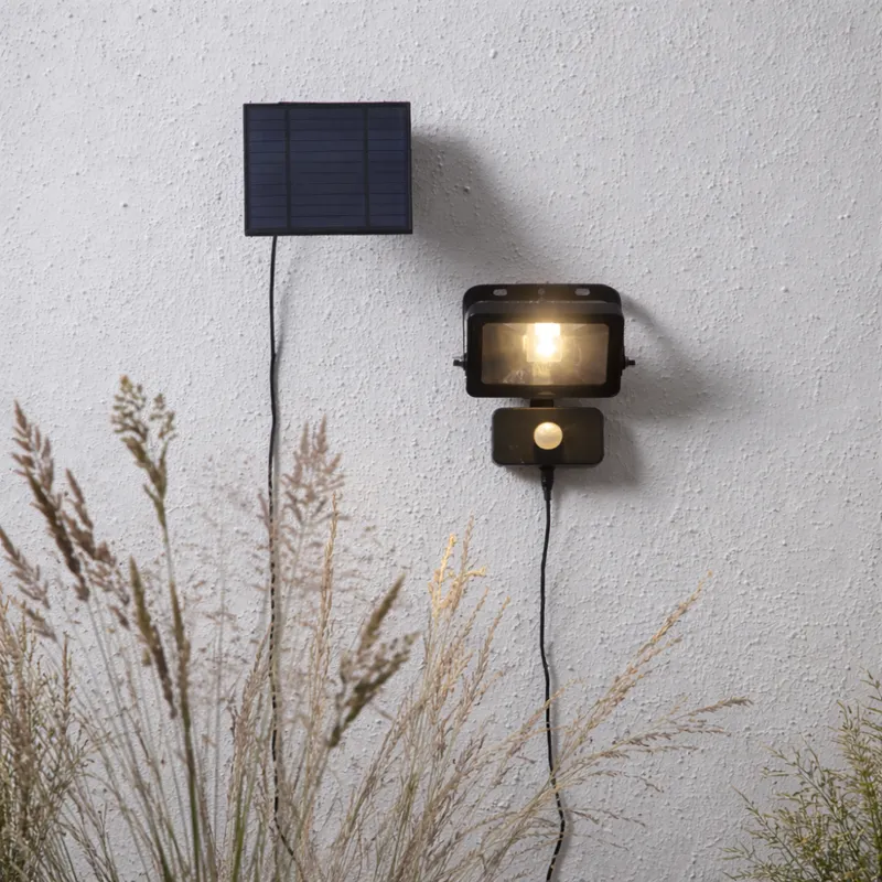 Reflektor ogrodowy LED solarny POWERSPOT czujnik ruchu 40-800 lm — zdjęcie 4