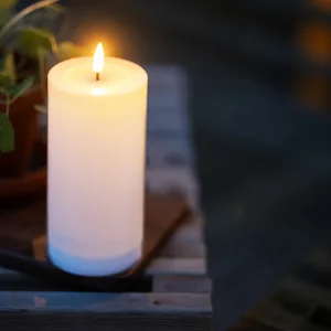 Świeca solarna ogrodowa LED 17,5cm SAUL