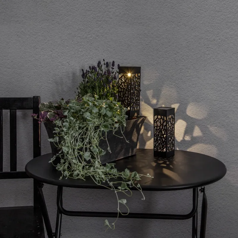 Zestaw 2x lampa solarna ogrodowa LED wbijana IZOLA — zdjęcie 3