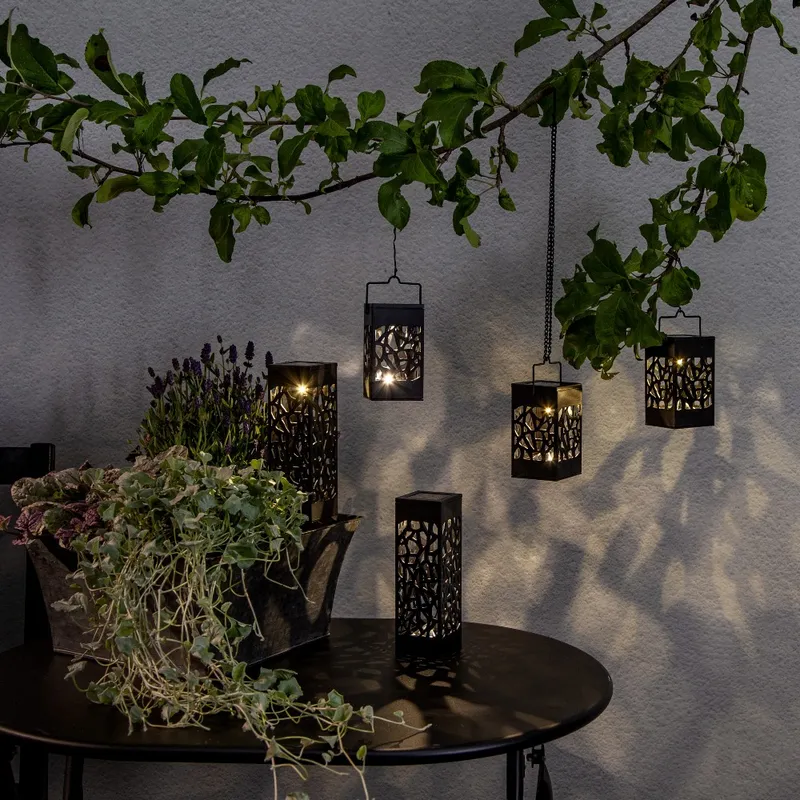 Zestaw 2x lampa solarna ogrodowa LED wbijana IZOLA — zdjęcie 7