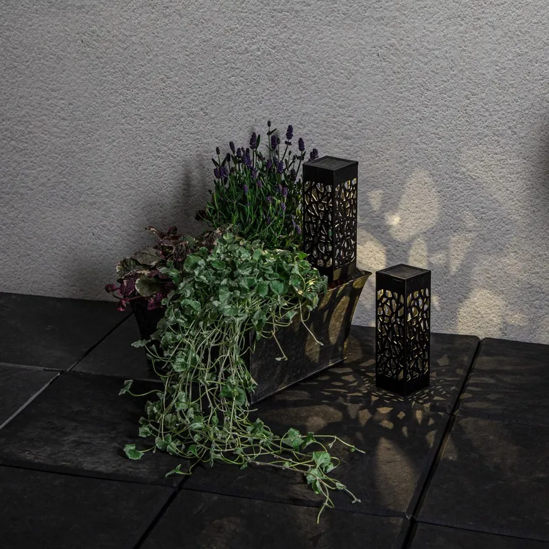 Zestaw 2x lampa solarna ogrodowa LED wbijana IZOLA — zdjęcie 8