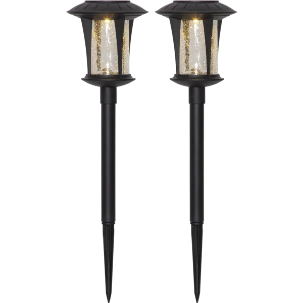 Zestaw 2x lampa solarna ogrodowa LED wbijana MONACO — zdjęcie 2