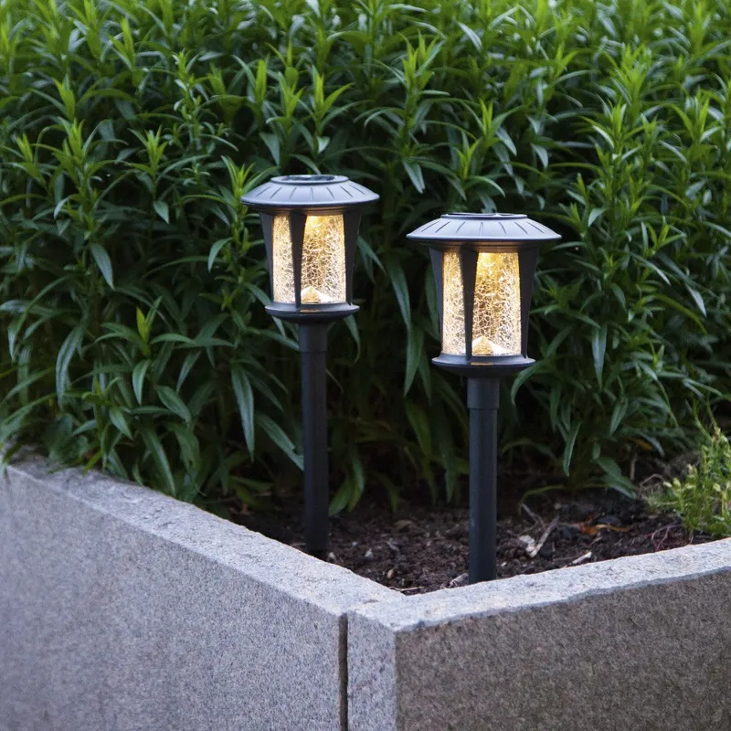Zestaw 2x lampa solarna ogrodowa LED wbijana MONACO — zdjęcie 3