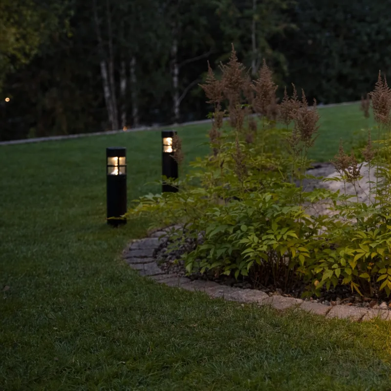 Zestaw 2x lampa solarna ogrodowa LED wbijana RUNDI — zdjęcie 4