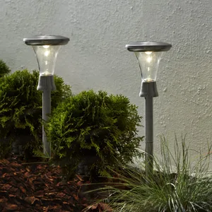 Zestaw 2x lampa solarna ogrodowa LED wbijana TURIN