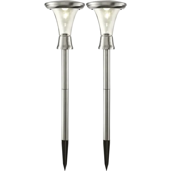 Zestaw 2x lampa solarna ogrodowa LED wbijana TURIN — zdjęcie 2