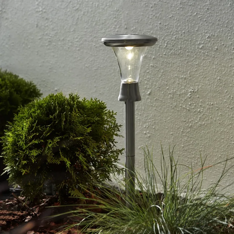Zestaw 2x lampa solarna ogrodowa LED wbijana TURIN — zdjęcie 4
