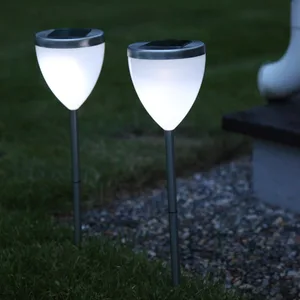 Zestaw 2x lampa solarna ogrodowa LED wbijana VIGO