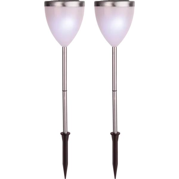 Zestaw 2x lampa solarna ogrodowa LED wbijana VIGO — zdjęcie 2